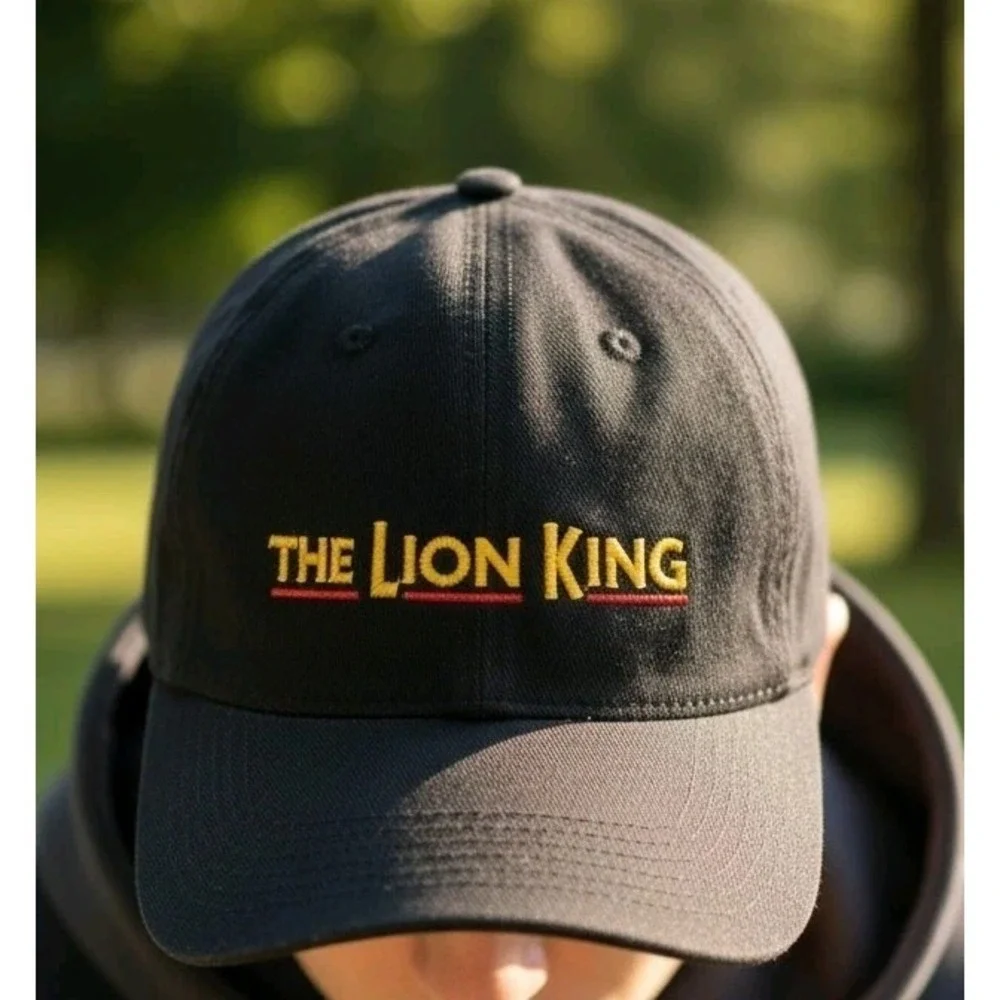 The‎ Lion King Hat Disney Exclusive VIP Embroidered Baseball Cap Black Strapback